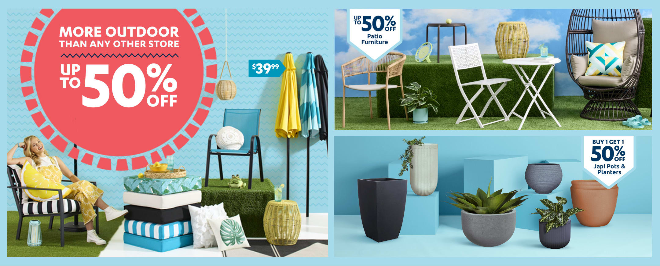 at Home - Furniture Sale up to 50% Off!