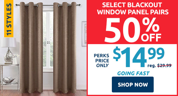 Blackout window panels