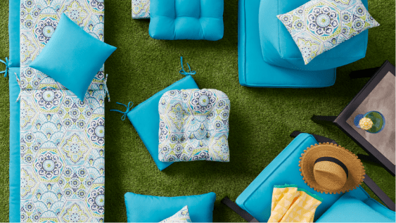 Lawn cushions on outlet sale