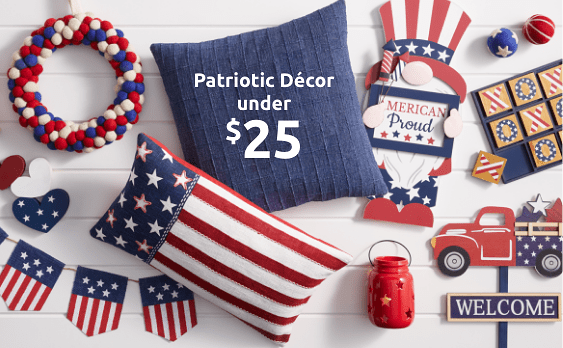 Shop Patriotic Decor under $25