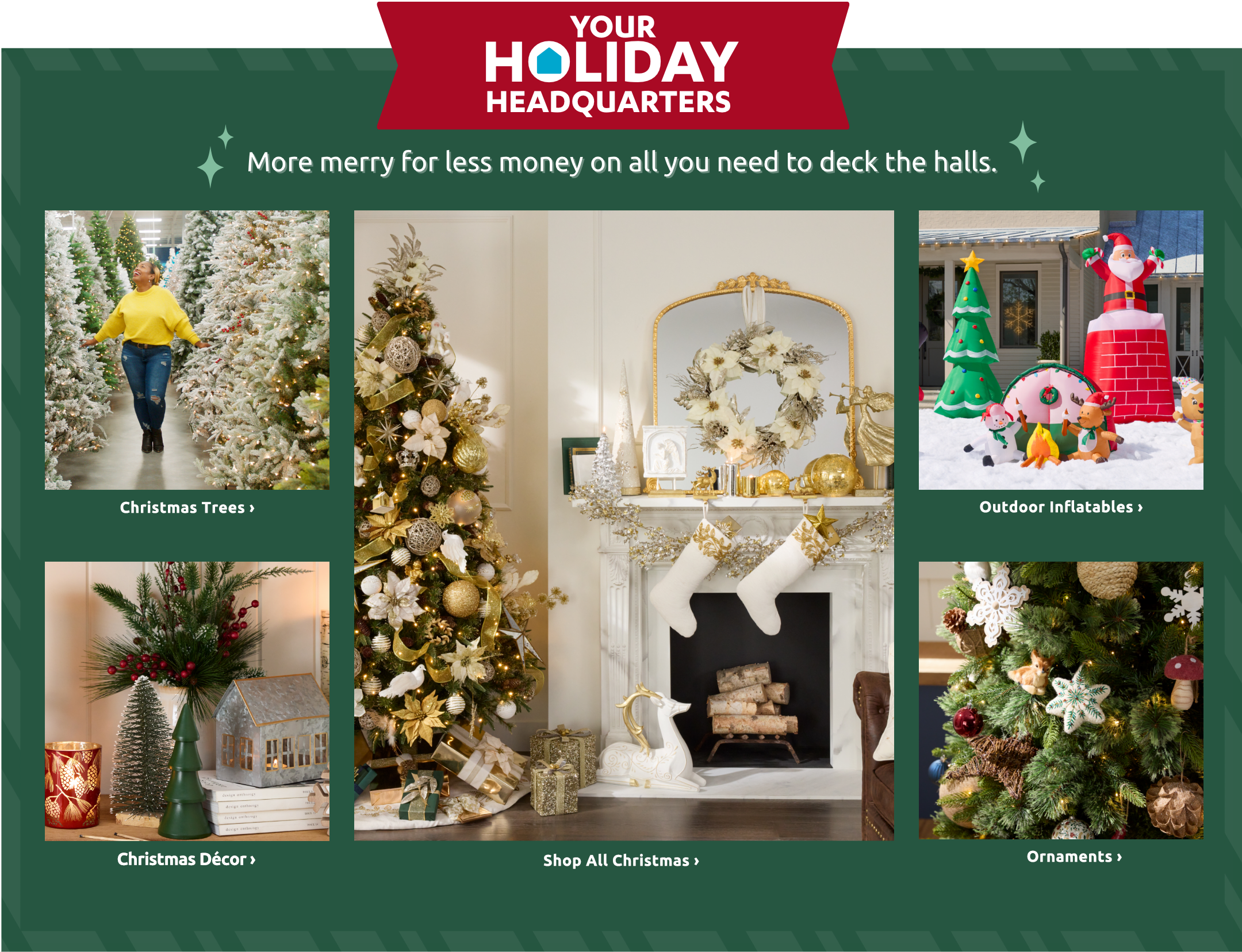 Your Holiday Headquarters Grid