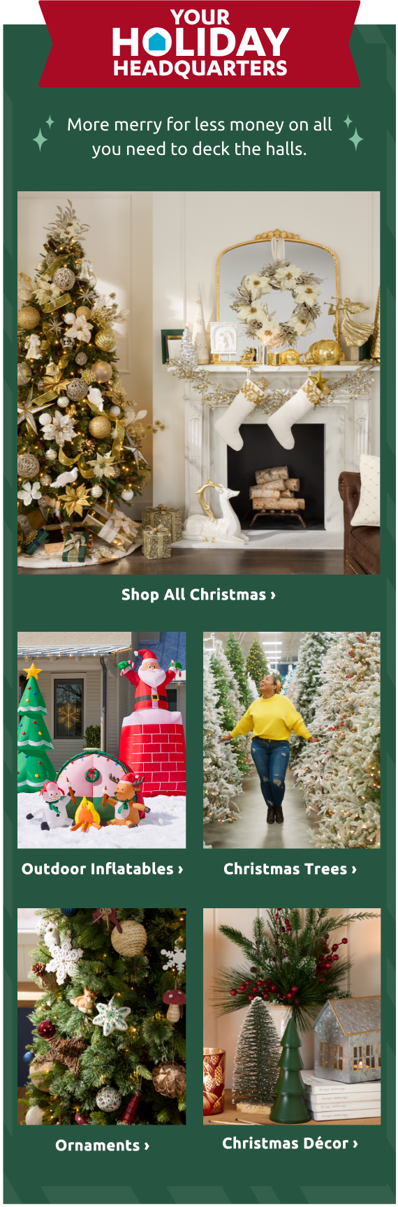 Your Holiday Headquarters Grid