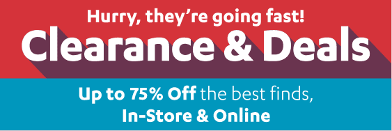 Online clearance bargains