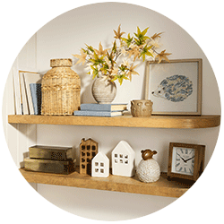 Shop decor and pillows