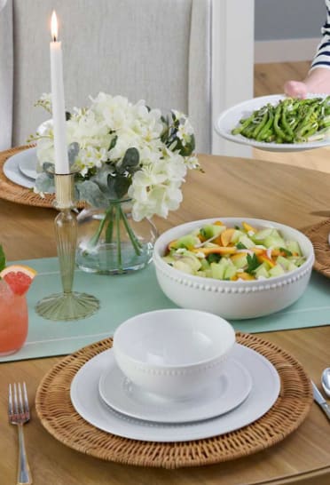 Rustic and Farmhouse Dinnerware Sets At Home