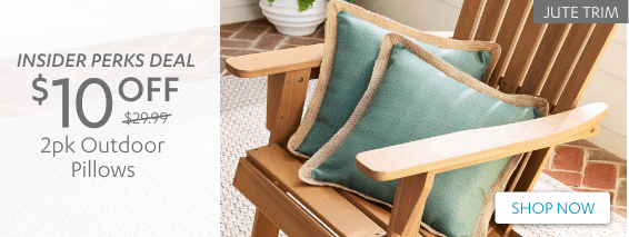 $10 Off 2pk Outdoor Pillows - Deal