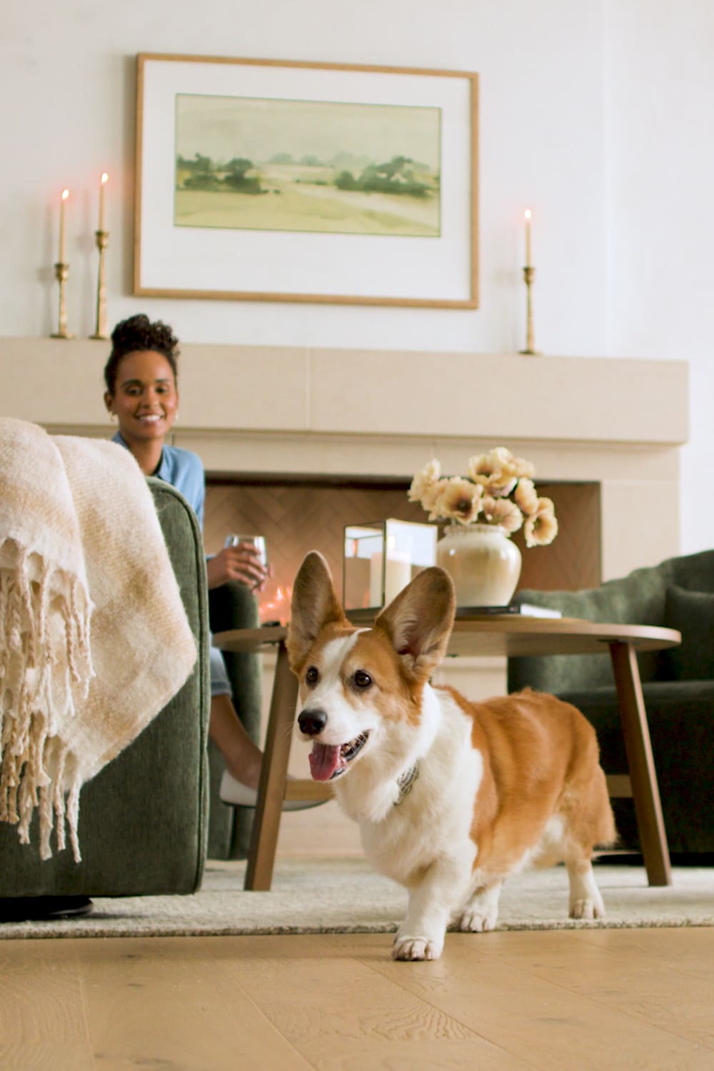 Cotswold Lane Autumn Edit - Cozy living room scene