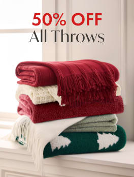 50% Off All Throws