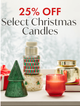 25% Off Select Christmas Candles