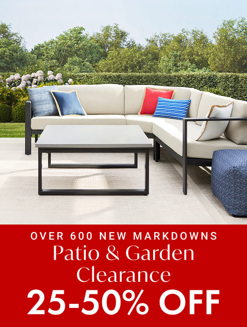 25-50% Off Patio & Garden Clearance