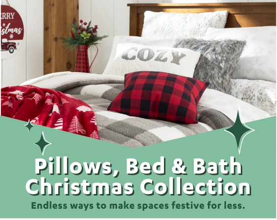 Christmas Pillows, Christmas Bedroom & Bath Decor