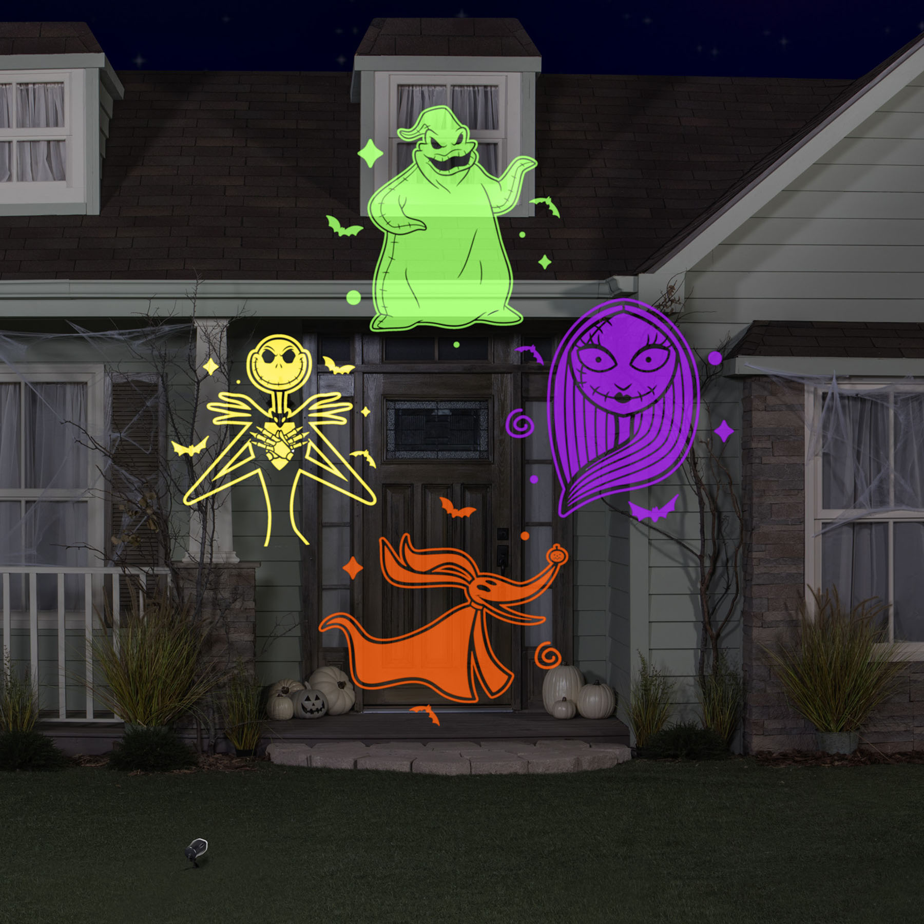 Video of Nightmare Before Christmas Whirl-A-Motion Projection Light'