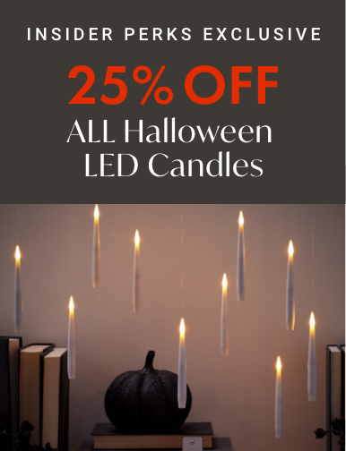 25% Off Halloween LED Candles