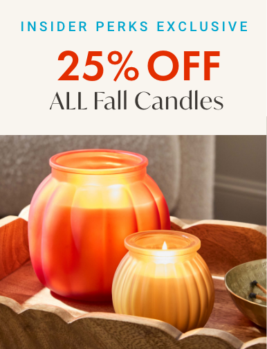25% Off All Fall Candles