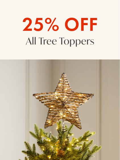 25% off Tree Toppers