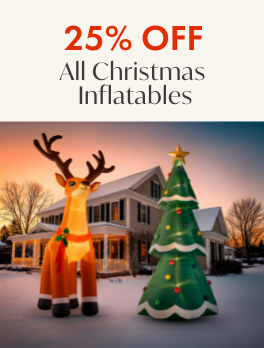 25% Off All Christmas Inflatables
