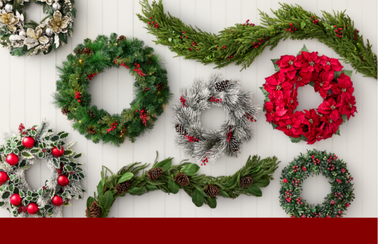 25% Off Christmas Wreaths & Garland