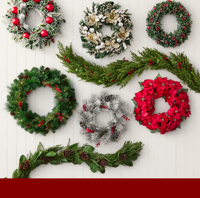 25% Off Christmas Wreaths & Garland