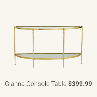 Gianna Console Table, $399.99