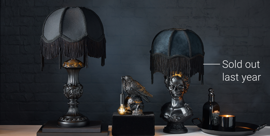 Halloween lamps that sold out last yearx