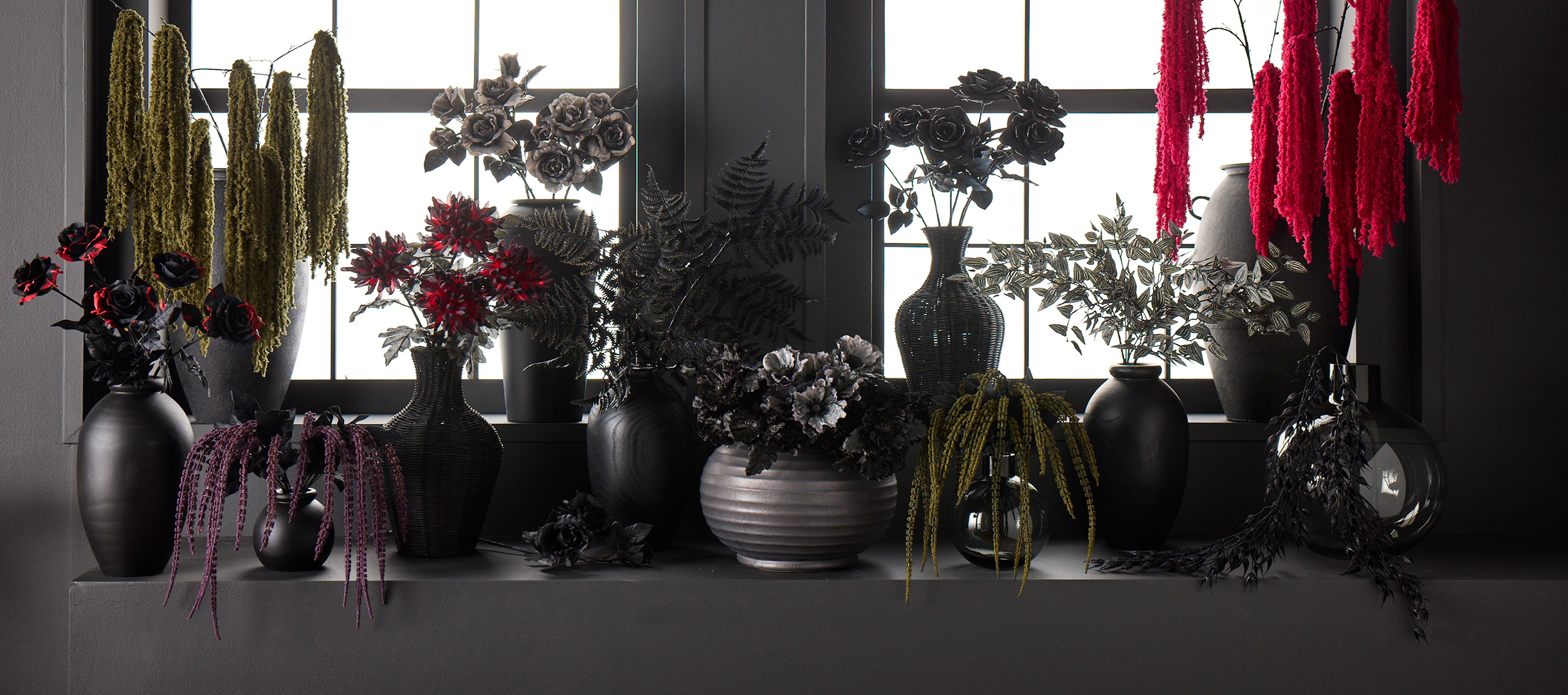 Spooky floral designs for halloween
