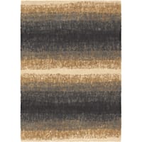 (A379) Skyline Blue Area Rug, 5x7