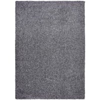 (C107) Bella Soft Tufted Shag Dark Grey Area Rug, 5x7