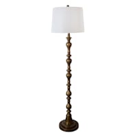 gold tall lamp