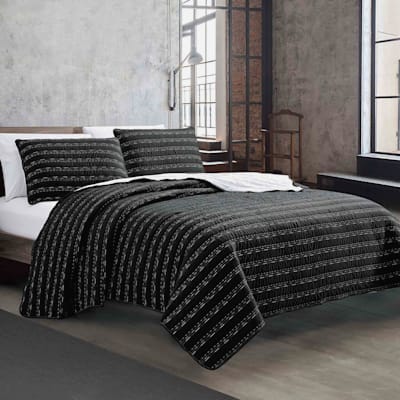 Black queen quilt discount