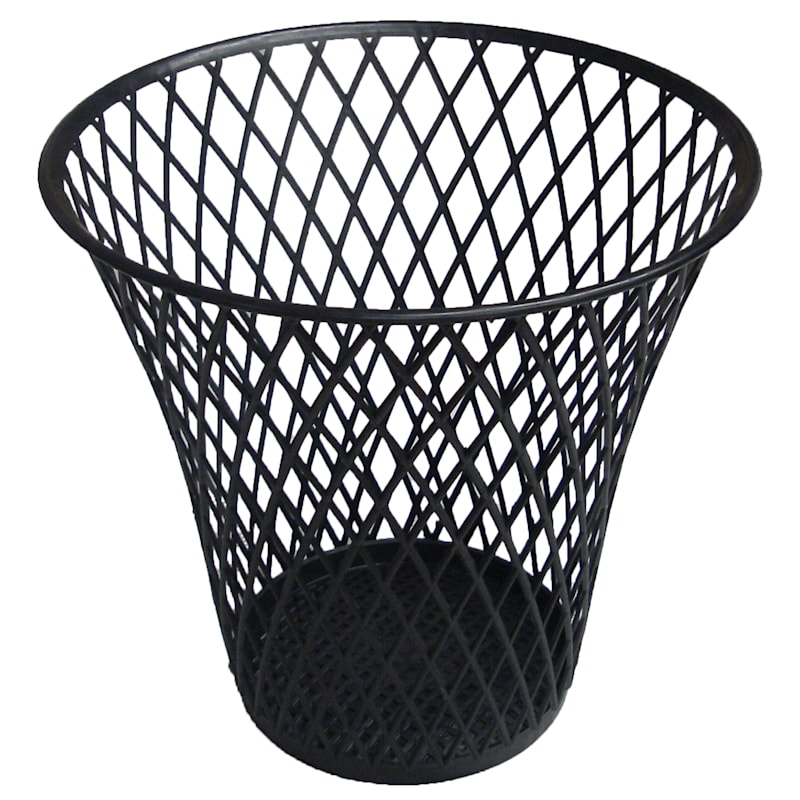 Wire Wastebasket Black At Home