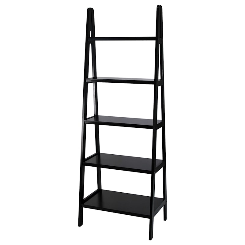 ladder book shelf black