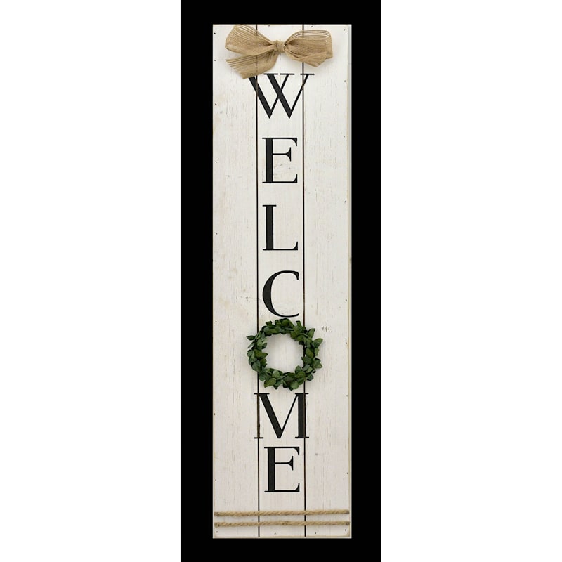 Welcome Wood Sign Vertical Sign Vertical Welcome Wood Sign Welcome Sign Vertical Welcome Sign Welcome Home Sign Welcome Flower Sign