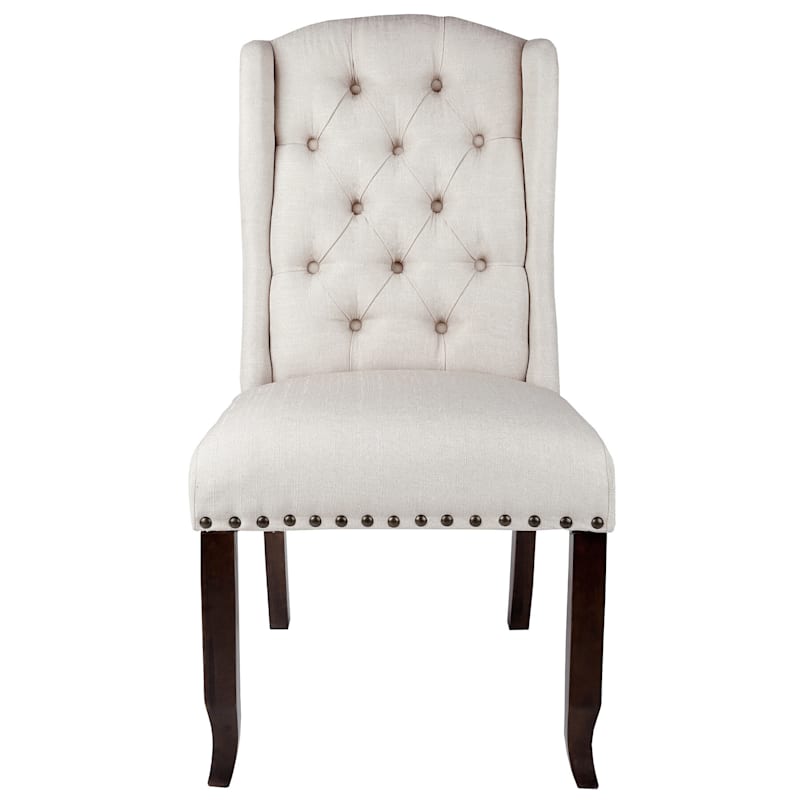 Aahmad Ivory Wing Dining Chair At Home