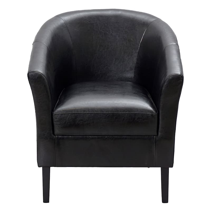 Simon Accent Chair, Black | At Home