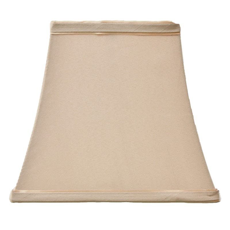 Square Ivory Gold Lamp Shade At Home