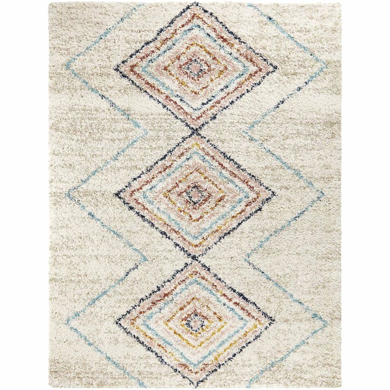 C121 Sedona Diamond Ivory Multi Area Rug 8x10 At Home