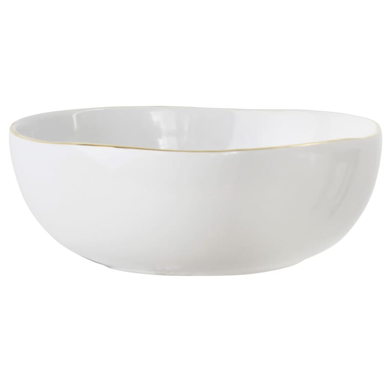 Deco Gold Rim Small Serve Bowl At Home