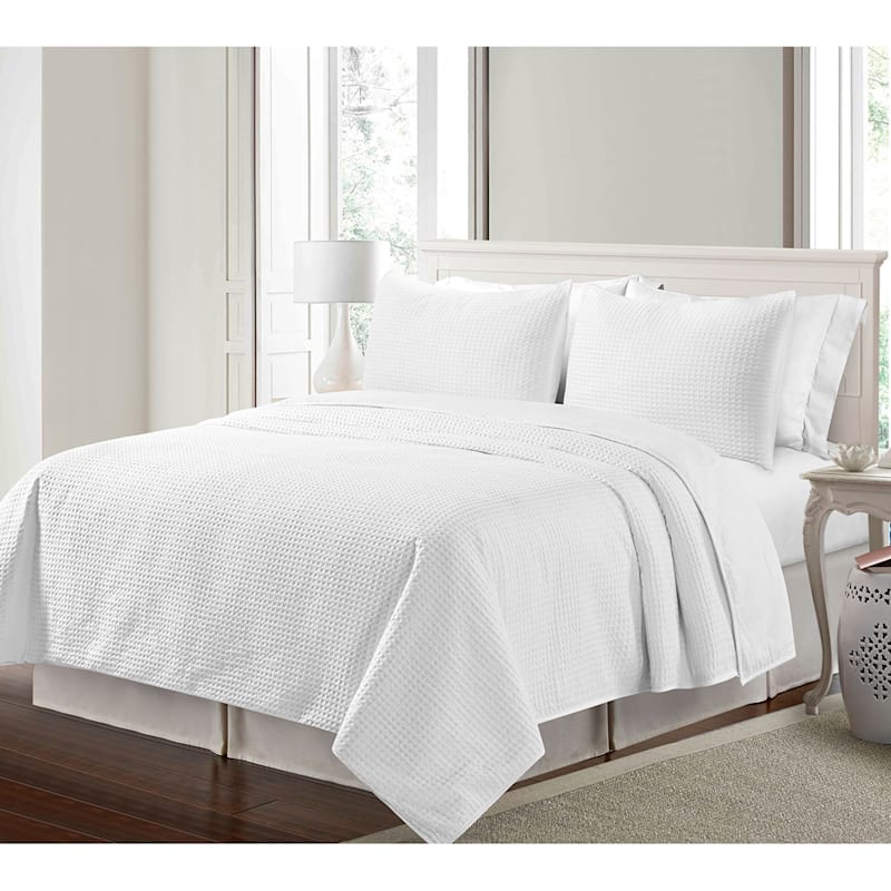 Kinsey White Quilt Sham King At Home