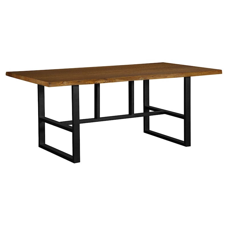 Gresham Walnut Live Edge Table At Home