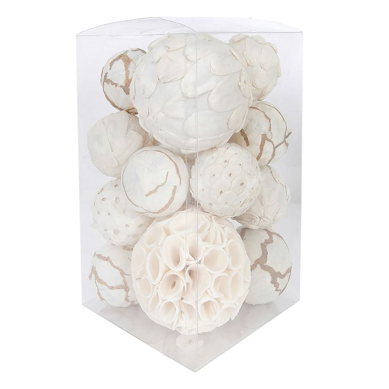15 Piece White Orb Mix At Home