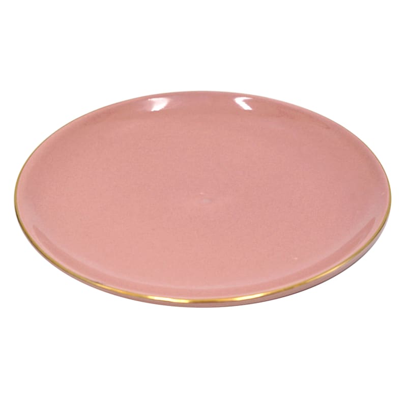 Ceramic Jewelry Tray Light Pink 5X5 At Home