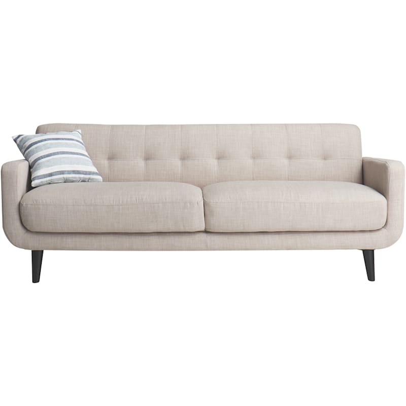 Crosby St. Hadley Tufted Back Sofa, Taupe