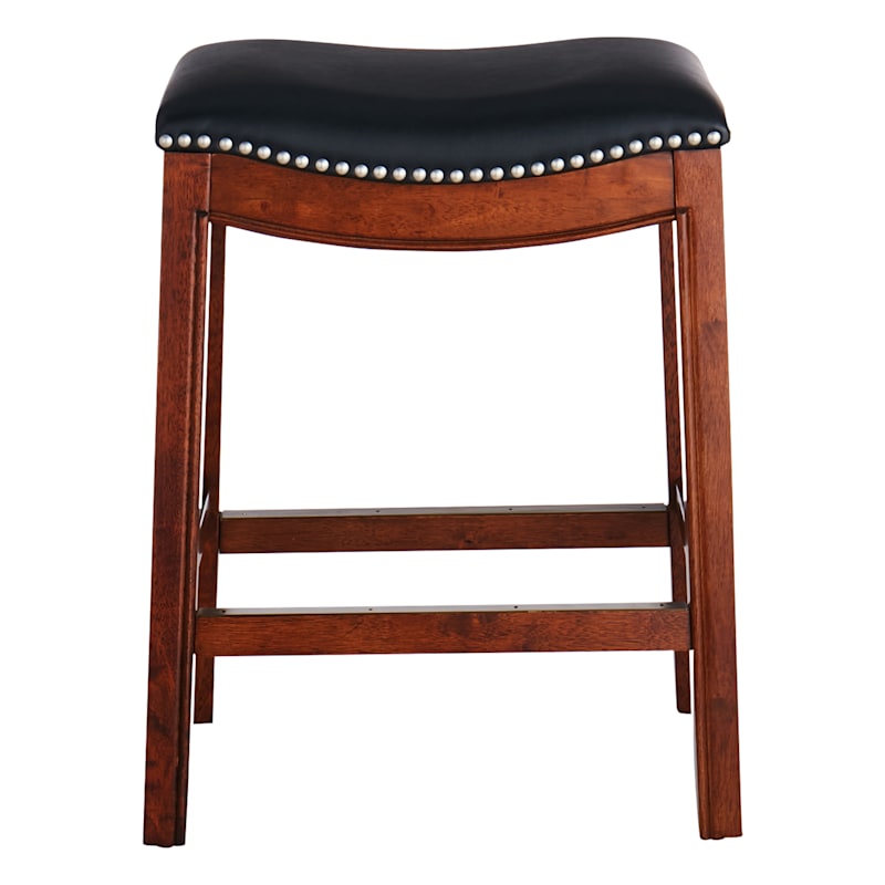 Providence Rylan Backless Counter Stool, Walnut