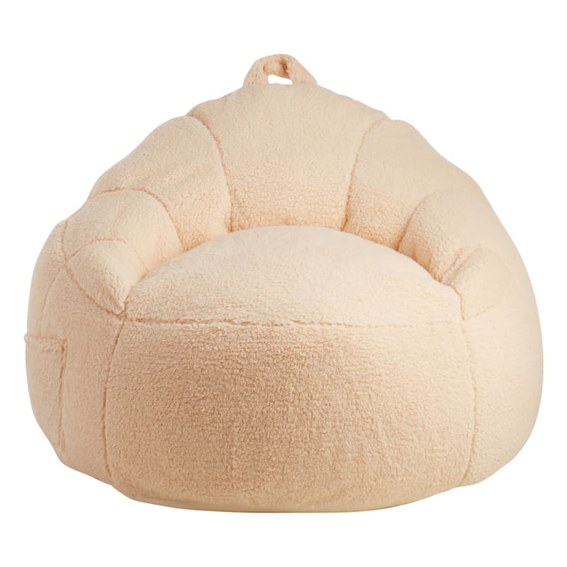 Sherpa Laid Back Lounger, Cream