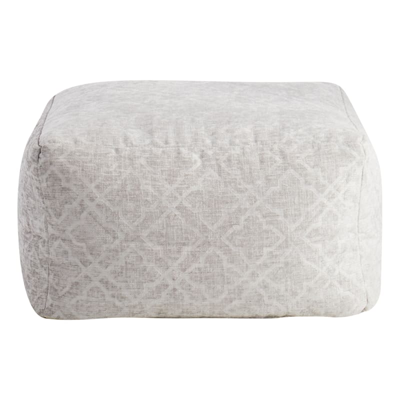 Colebrook Quiet Pouf, Grey