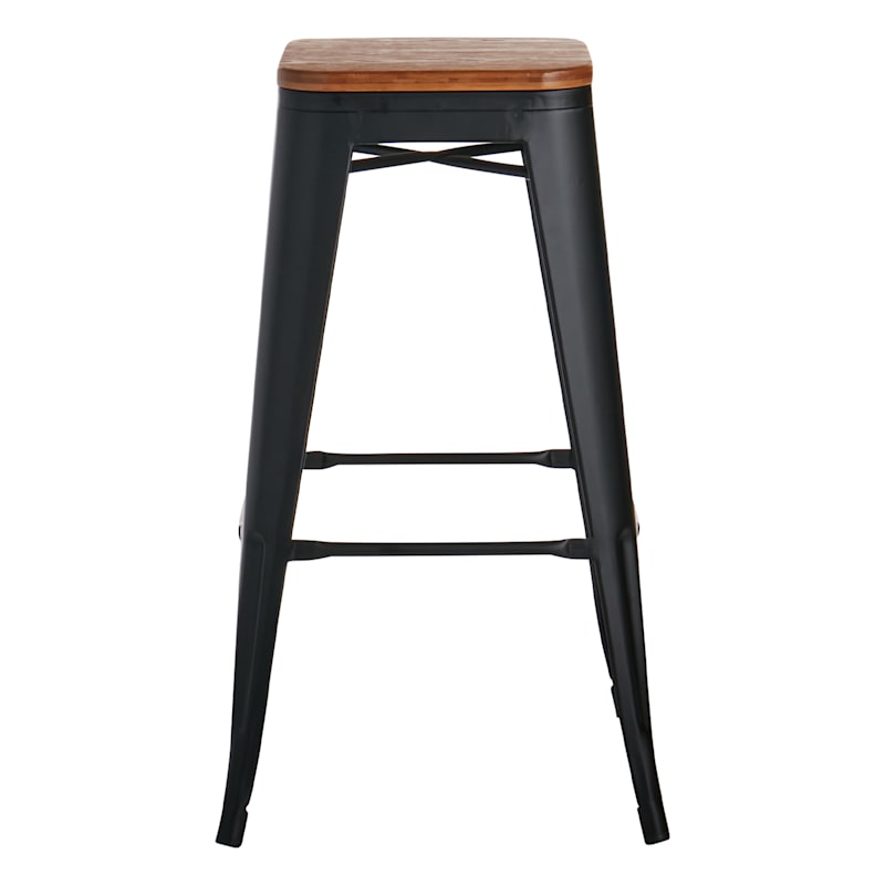 Honeybloom Westfield Barstool, Black