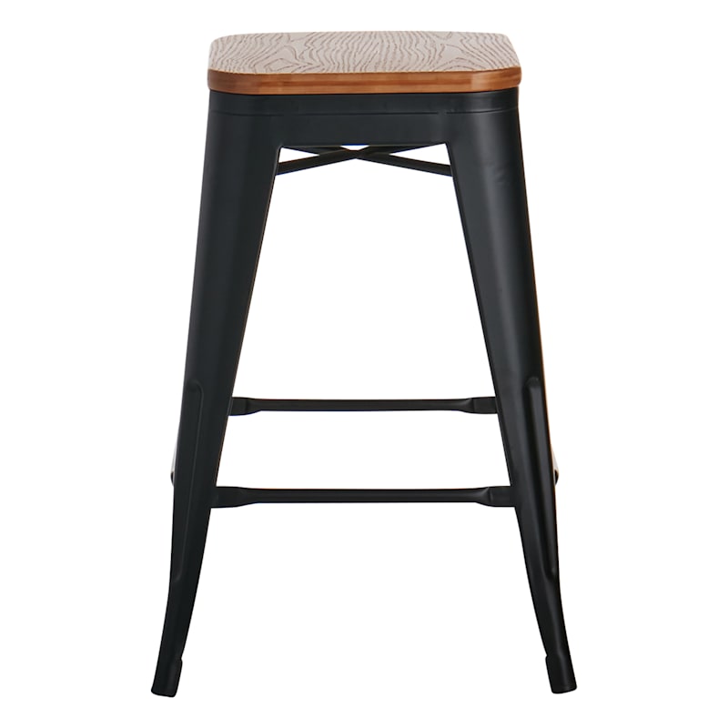 Honeybloom Westfield Counter Stool, Black