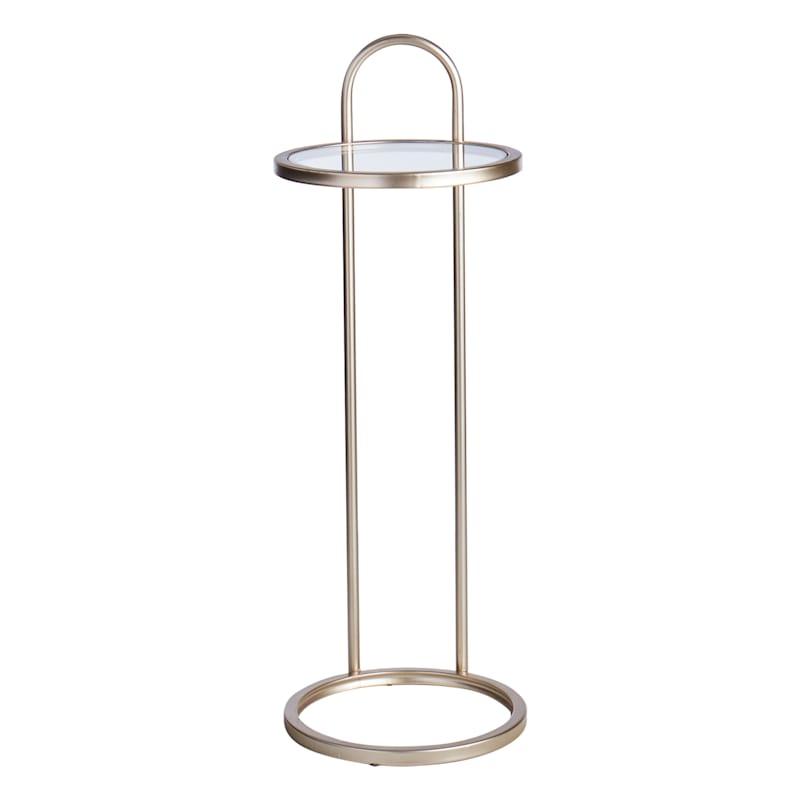 Salem Drink Table, Gold