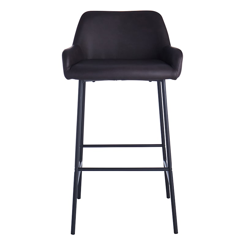 Honeybloom Destin Barstool, Dark Brown