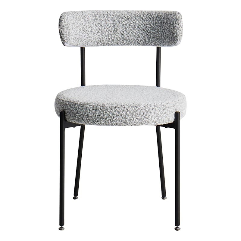 Crosby St. Harwood Dining Chair, White & Black